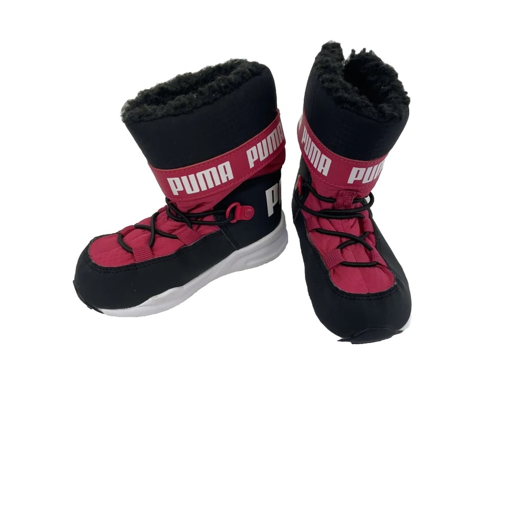 Puma Kids Trinomic Rain and Snow Pink Boot Sz 6c  New No‎ Box